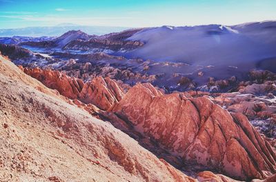 Scenic view of mountains