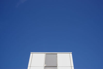 Low angle view of building against clear sky