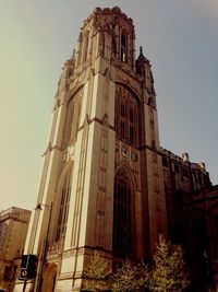 Low angle view of church