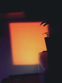 Close-up of shadow at home