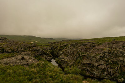 Scenic view of landscape against sky