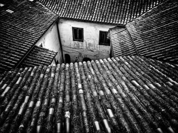 Low angle view of roof