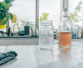 Close-up of drink on table