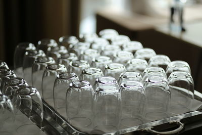 Close-up of bottles