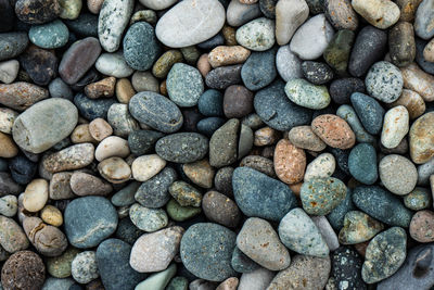 Full frame shot of stones