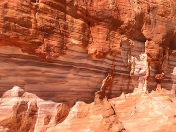 Rock formations in cave