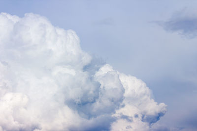 Low angle view of clouds in sky