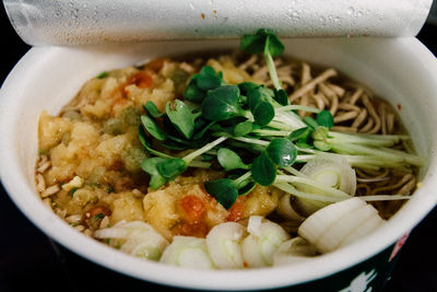 Close-up of food in plate