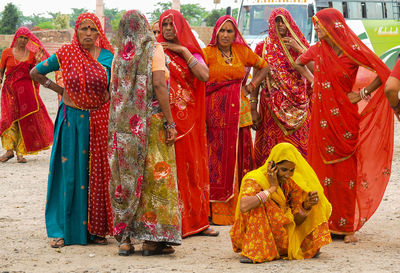 Group of people in traditional clothing