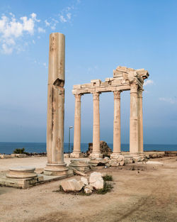 Old ruins of historical building