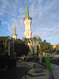 View of church against cloudy sky