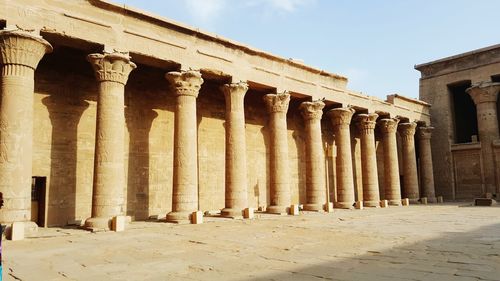 Low angle view of historical building