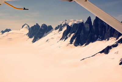 Flight seeing tour over juneau, ak