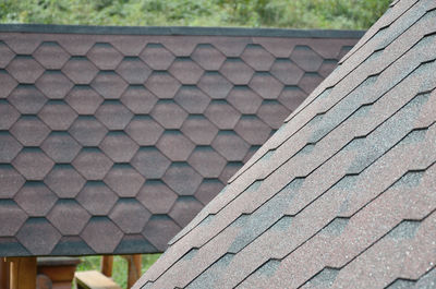 Full frame shot of roof tiles