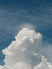 Low angle view of clouds in sky