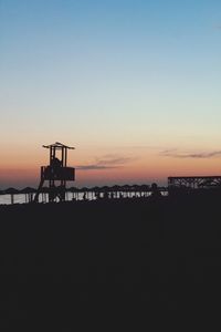 Scenic view of sunset over sea