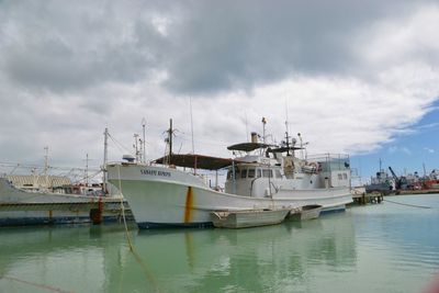 Fishing boats in harbor