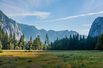 Panoramic view of landscape against sky