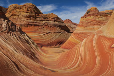 Rock formations in a desert