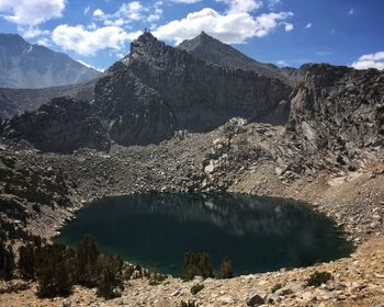 Scenic view of mountains