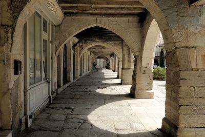 Corridor of historic building