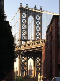 Low angle view of bridge