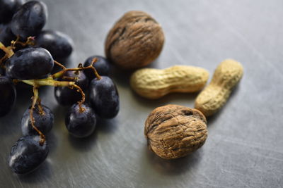 Close-up of fruits on table
