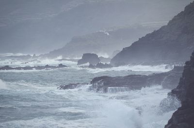 Panoramic view of sea against sky