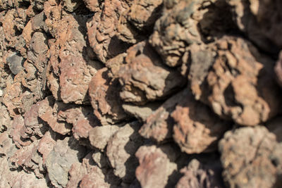 Full frame shot of stone wall