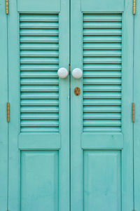 Full frame shot of closed door