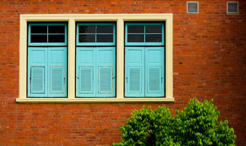 Window of building