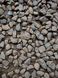 Full frame shot of stones