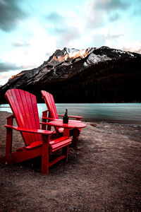 Sunset at two jack lake