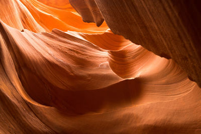 Aerial view of rock formations