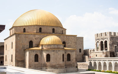Low angle view of church against sky