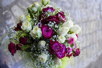 Close-up of rose bouquet