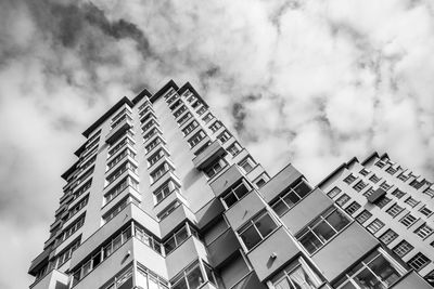 Low angle view of building against sky