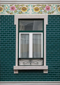 Window of building