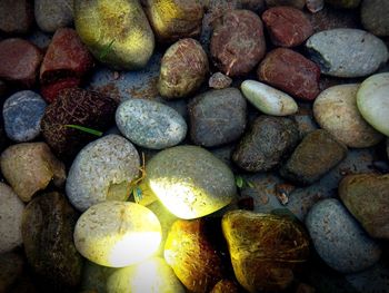 Full frame shot of stones