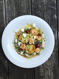 Close-up of food served in plate