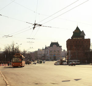 View of city street