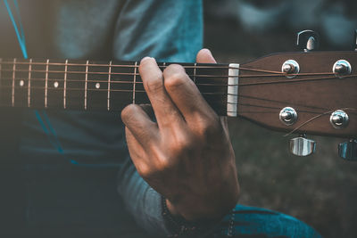 Man playing guitar