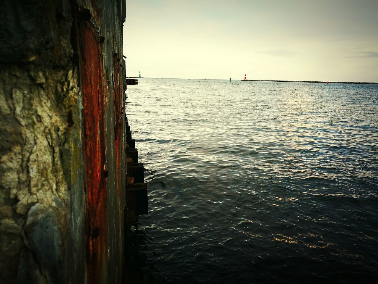 SCENIC VIEW OF SEA DURING SUNSET