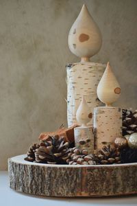 Close-up of food on table