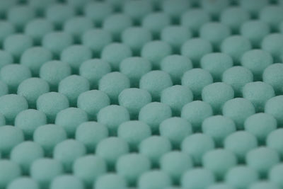 Full frame shot of turquoise sponges