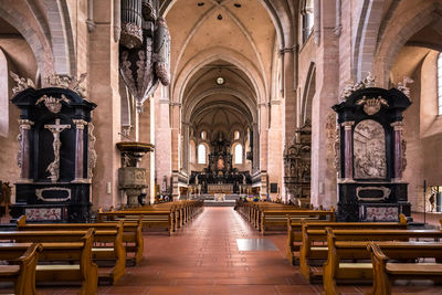 Interior of cathedral