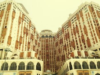 Low angle view of buildings in city