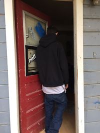 Woman standing on floor