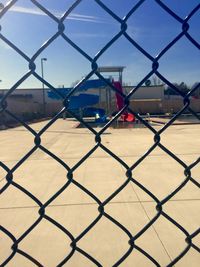 Full frame shot of chainlink fence