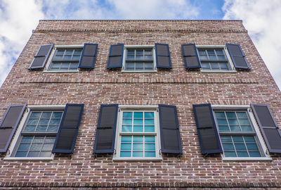 Low angle view of building against sky